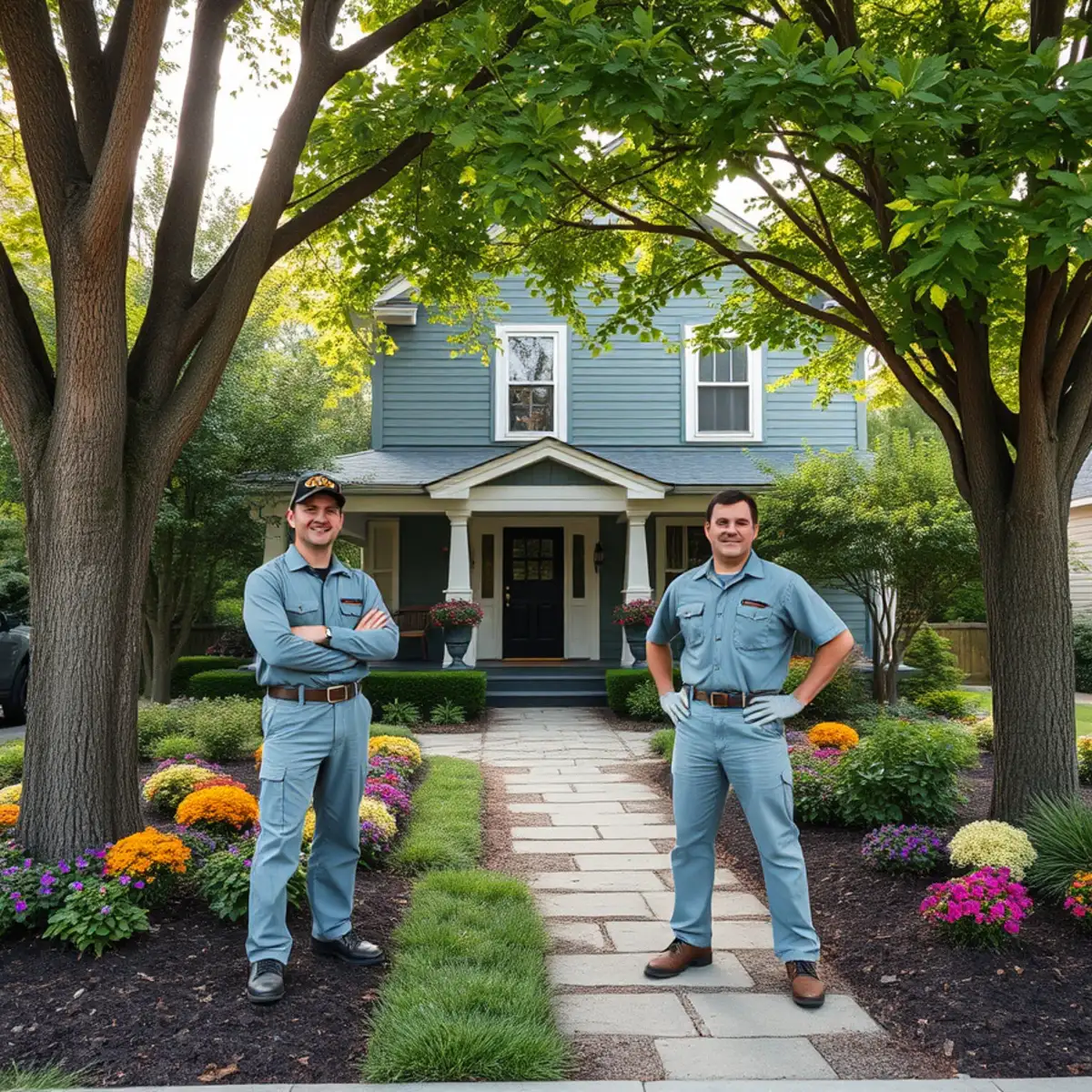 Professionally landscaped home in Valparaiso, Indiana